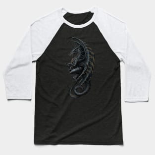 Master Dragon black Baseball T-Shirt